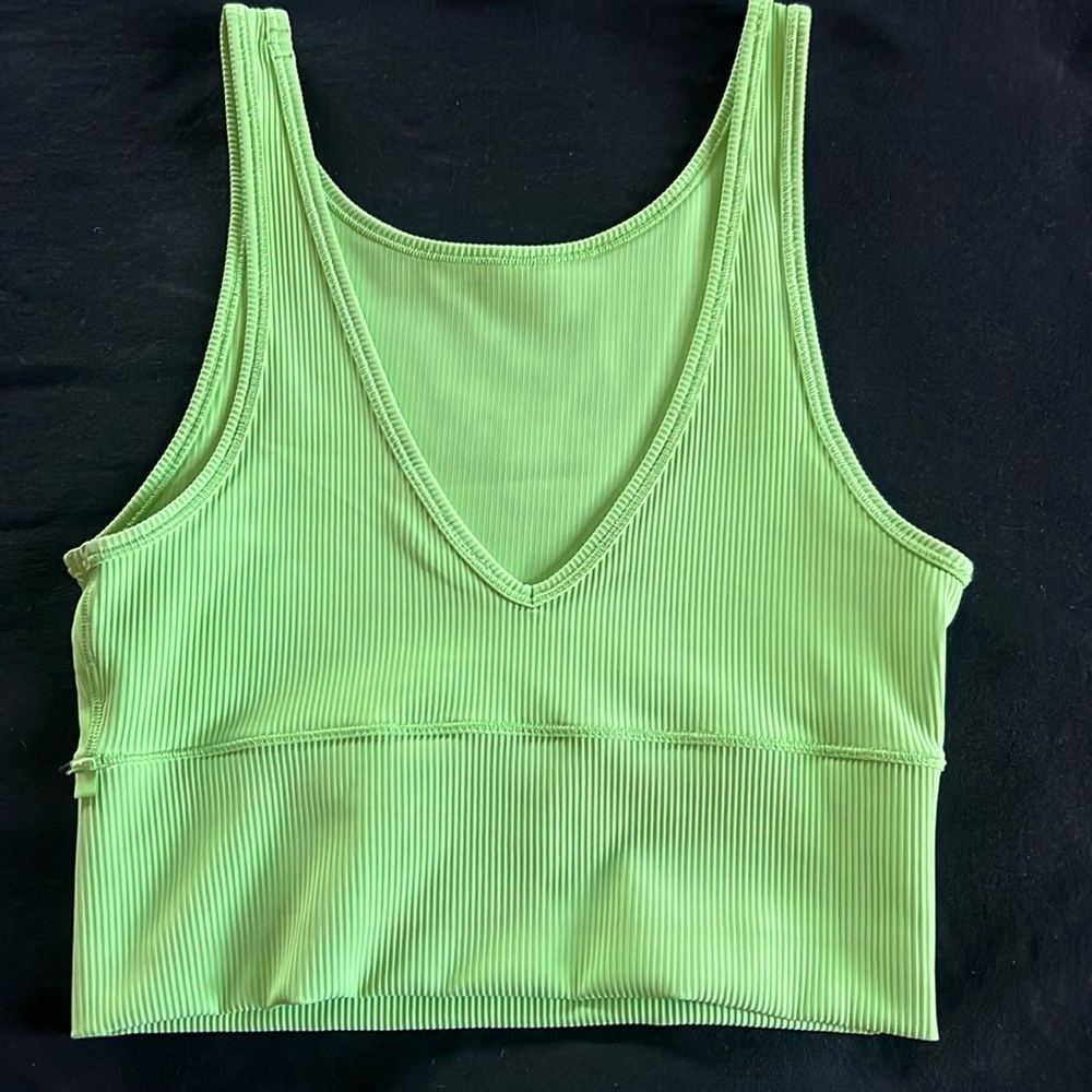 power pivot ribbed lulu tank